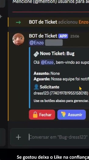 How to create a ticket bot on Discord #Discord #Tutorial