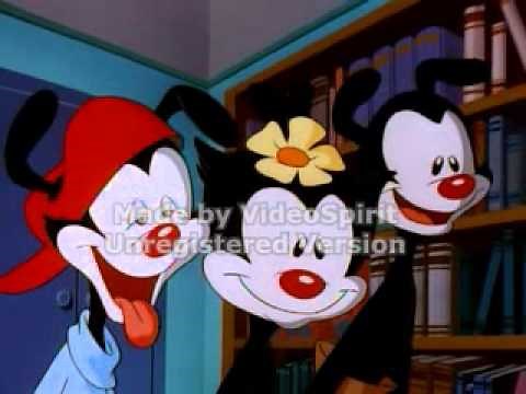 Animaniacs Chalkboard Bungle scene (Original Audio)(Flipped)