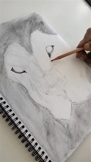 Base layer for face 👀 #trendingshorts #drawing #ytshorts #art #jenisjingles #theking #subscribe