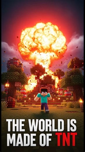 I replaced every tree with TNT — nature is now a warzone 💣🌲 #shorts