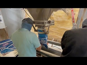Bagging Salt into 40 Lb. Poly Bags