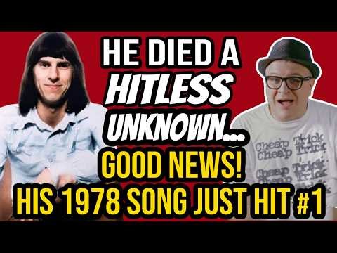 He Died Penniless as a HITLESS UNKNOWN…GOOD NEWS!,--His 1978 Song Just HIT #1 | Professor of Rock