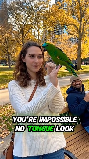 Girl want parrot kiss | The Neural Gag