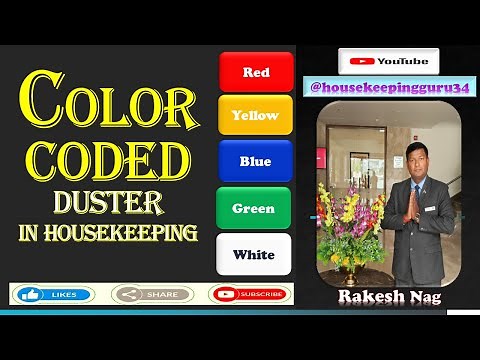 Color Coded Duster used! #training #training#youtuber #youtubevideo #housekeeping