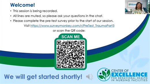 Trauma Informed Care Training - Part 3: Trauma Screening and Trauma Assessment