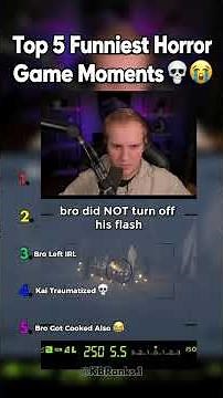 Top 5 Funniest Horror Game Moments! 😂 #shorts #funny #horrorgame