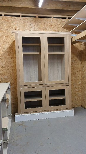 Hide-Away Desk: Soon to be fitted... I don't usually post pre finished projects as I tend to be the one out fitting most days. However we've been a bit quiet on that front the past week or so as I was on annual leave last week and the past couple of days I've been based in the workshop prepping this tidy little unit. A hide-away desk purpose built for a previous customer. The unit is now being prepped for spraying before having rattan cane webbing fitted into the doors. A process I love doing an