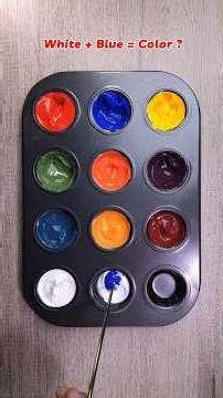 Making 9 Colors with Only 3 Primary Colors #colormixing #colormixingmagic #satisfying #biraycolor