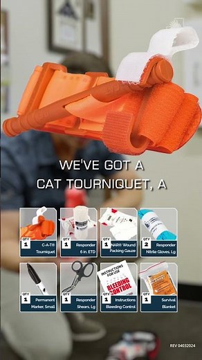 What's in a Public Access Bleeding Control Kit? #bethedifference #stopthebleed #cattourniquet