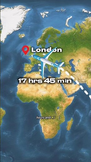 19 Hours Non-Stop in the Air! 😱 Top 3 Longest Flights in the World..! #shorts