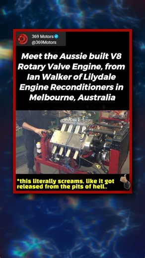 V8 rotary sounds straight up SCARY