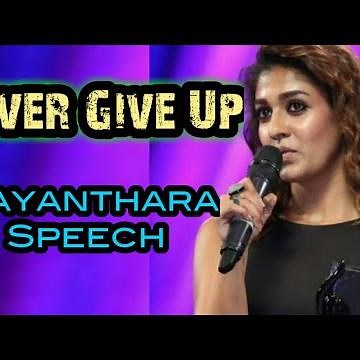 Nayanthara Motivational Speech | Inspirational Life