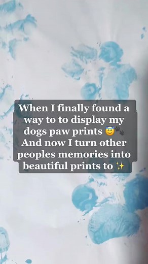 4.2K views · 40 reactions | 彩 Turn your pets paw print into a beautiful foiled print to display, I can also do hand and foot prints to! Here is the link to my website https://craftyprintsbyhelen.com/ | Crafty Prints by Helen | Facebook