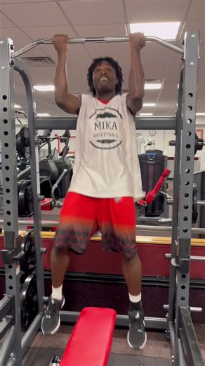 Pull ups build immense upper body power for a male student athlete #motivation #hardwork