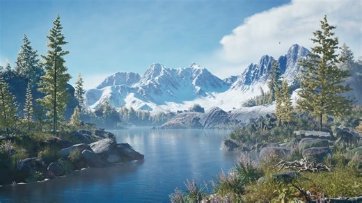 Snowy Mountain Unreal Engine , Pradnya Chaudhari