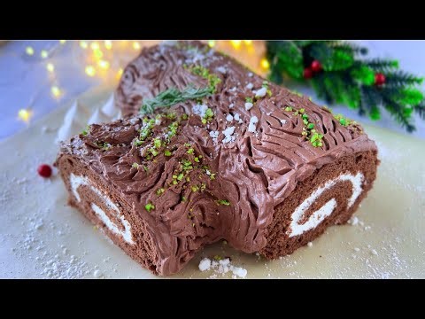SWISS ROLL YULE LOG – A Christmas Dessert That Never Fails!