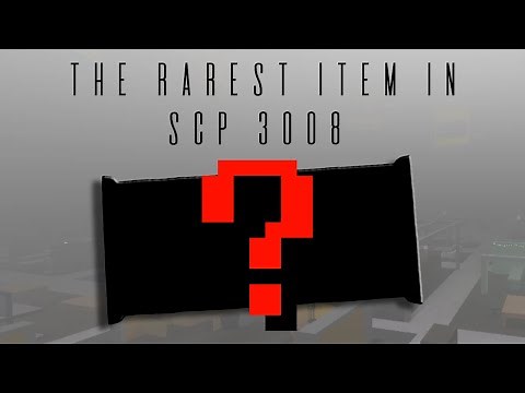 How I Found The Rarest Item In SCP - 3008 | SCP - 3008 Roblox