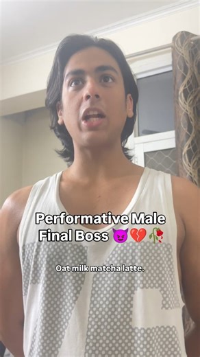 ARAHANT on Instagram: "Performative Male final Boss brainrot matcha latte clairo feminist literature meme reel"
