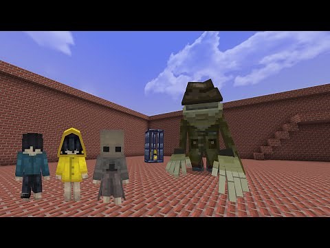 Little Nightmares addon test | Minecraft Little Nightmares