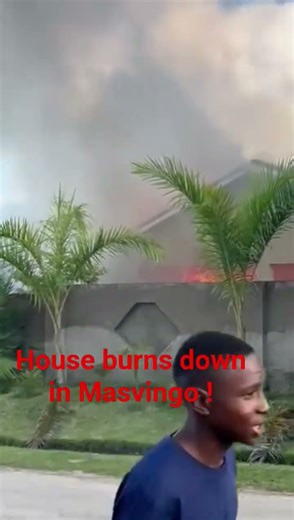 House burns down in Masvingo , boxing day 26 December 2025