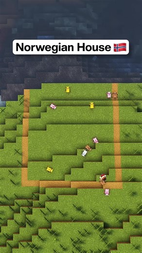 Minecraft Norwegian House 🇳🇴 #minecraft #minecraftbuilding #minecrafttutorial #norway