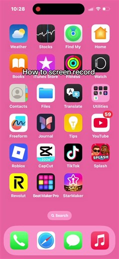 How to screen record x