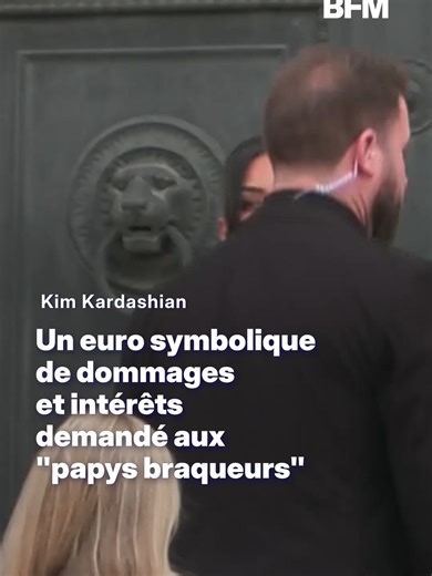 Kim Kardashian a réclamé un euro de dommages et intérêts aux