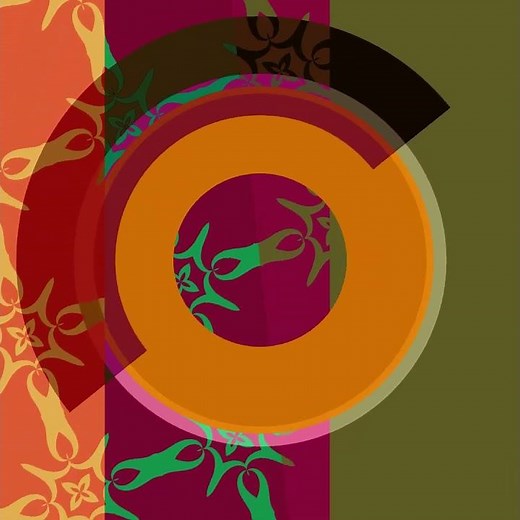 Pattern and geometric shapes visual