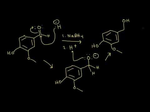 Preparation of alcohols using NaBH4 | Alcohols, ethers, epoxides, sulfides | Khan Academy