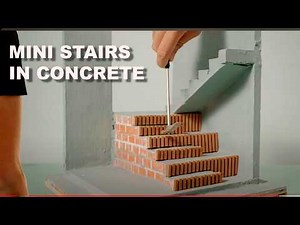 Detailed MODEL of STAIRCASE with two sections | REVEALING incredible MODELING SECRETS! 🔨