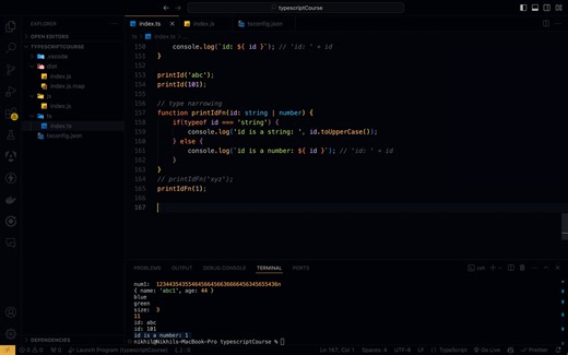 20.Interfaces & Type Aliases (& Intersection types)