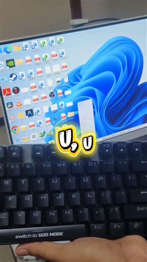Shutdown Your PC with shortcut key#pc #msword #typing #keyboardshortcuts #keyboard
