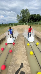 16M views · 125K reactions | racing in on speed boards and dodging balloons, the competition stayed fierce from start to finish ! who could have predicted that epic twist ? | SS Food Challenge | Facebook