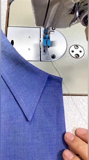Collar Attachment Technique #versatilesewin #sewingdaily #sewing #ussewtips #sewingtips
