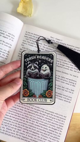 Cool Funny Bookmark Book Club Gifts for Women Cute Bookmarks with Tassel Book Lovers Gifts Best Friend Sister Book Marks for Reading Women Accessories