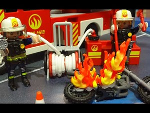 Playmobil pompier Feuerwehr NEU fire rescue