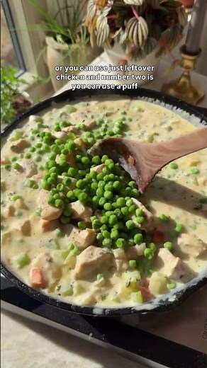 Lightened-Up Skillet Chicken Pot Pie
