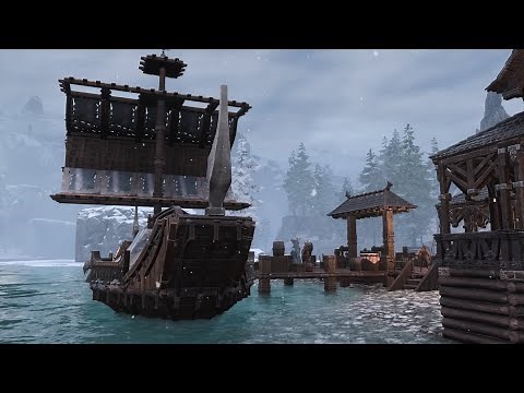 How to Build a Viking ship [ Timelapse ] - CONAN EXILES