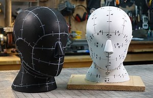 Head Form/Helmet Stand - Digital Pattern for EVA Foam