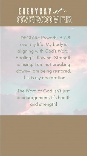 Healing Scriptures Over The Body 🙏🙌✨🤍