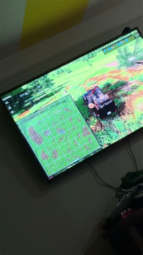 Doing logging on fs22 ￼ with my friends