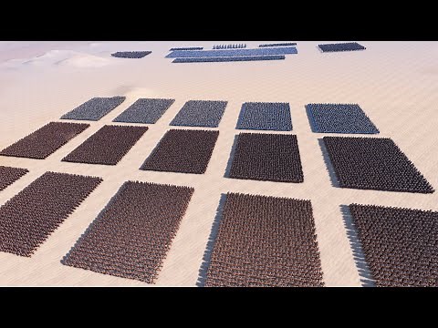 MEDIEVAL ARMY vs ROMAN LEGION | UEBS Mod