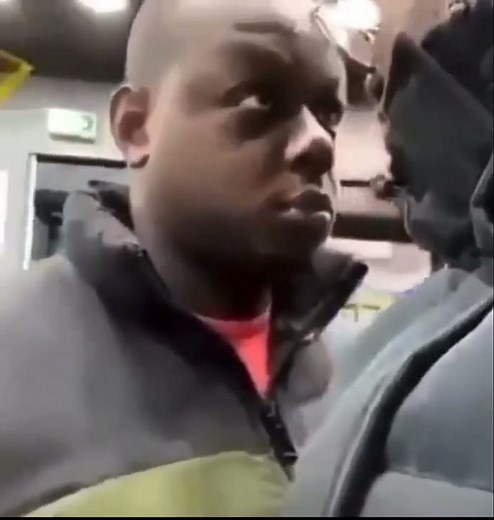 Black guy staring at other guy meme (original video)