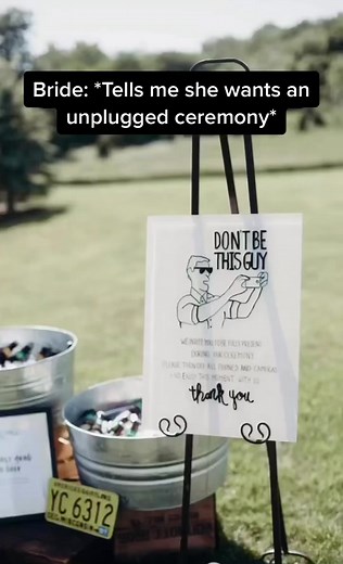 How to Have an Unplugged Wedding Ceremony Without Ruffling Feathers