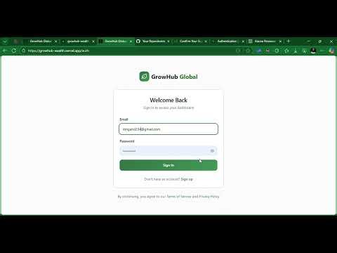 🎬 Building GrowHub — A Full-Stack Investment & Thrift Platform (React + Supabase)