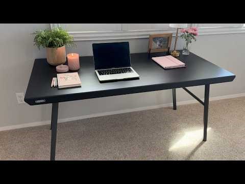 No home office? No problem! LIFETIME 5 foot folding desk table review