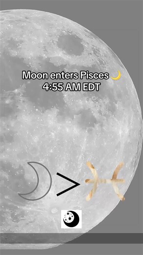 The Moon is void of course from 3:42 AM EDT until 4:55 AM EDT, when it enters Pisces. What did you dream about last night? 🌙 #VoidOfCourse #mooninpisces #astrologytok #lunarastrology