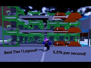 Best Tier 1 Layout In Factory Simulator! 5.37k Per Second!
