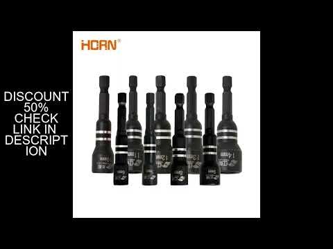 3/4/6/9pcs Hex Magnetic Socket Wrench Socket Electric Drill Tool Accessories Auto Repair Tool Impact