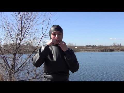 Hydroglove tip # 1 evacuate air from the suit before you enter the water.